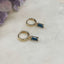 Dangling earring - light blue stone – Tarnish Proof Jewellery
