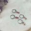 Dangling earring - smokey stone – Tarnish Proof Jewellery