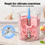Devanti 10-in-1 Ice Cream Maker Slushie Machine Homemade Gelato Sorbet Smart Portion Control Custom Mix-Ins