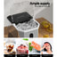 Devanti 12kg Ice Maker Machine w/Scoop Holder Silver