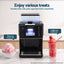 Devanti 20kg/24hr Ice Maker Snowflake Bingsu Shaved Ice Slushie Maker Black