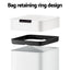 Devanti 50L Sensor Bin Motion Rubbish Bins Kitchen Automatic Trash Can White