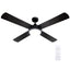 Devanti 52'' Ceiling Fan DC Motor w/Light w/Remote - Black