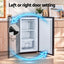 Devanti 81L Upright Freezer Fridge Black
