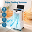 Devanti 8L 3-in-1 Evaporative Air Cooler 4 Ice Packs Remote Control 3 Speed