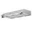 Devanti 900mm Range Hood 90cm Rangehoods Glass Visor Silver