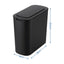 Devanti Automatic Trash Bin with Lid 11L Motion Sensor Kitchen Bin Touchless Garbage Can Modern Black Plastic Slim Rubbish Bin with Liner Holder for Kitchen, Home, Office