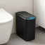 Devanti Automatic Trash Bin with Lid 11L Motion Sensor Kitchen Bin Touchless Garbage Can Modern Black Plastic Slim Rubbish Bin with Liner Holder for Kitchen, Home, Office