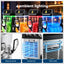 Devanti Commercial Slushie Machine 15L x2 Frozen Drink Maker Dual Tank Silver