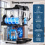 Devanti Commercial Slushie Machine 15L x2 Frozen Drink Maker Dual Tank Silver