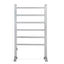 Devanti Electric Heated Towel Rail Rack 6 Bars with Timer Clothes Dry Warmer