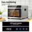 Devanti Food Dehydrator 6 Tray Fruit Dryer Jerky Maker With Stainless Steel Rack
