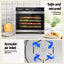 Devanti Food Dehydrator 6 Tray Fruit Dryer Jerky Maker With Stainless Steel Rack