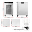 Devanti Food Dehydrator Stainless Steel Fruit Dryer 16 Tray Silver