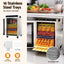 Devanti Food Dehydrator Stainless Steel Fruit Dryer 16 Tray Silver