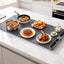 Devanti Food Warming Mat 80cm Electric Food Warmer Roll Up Buffet Tray Grey