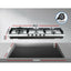 Devanti Gas Cooktop 90cm 5 Burner Silvir
