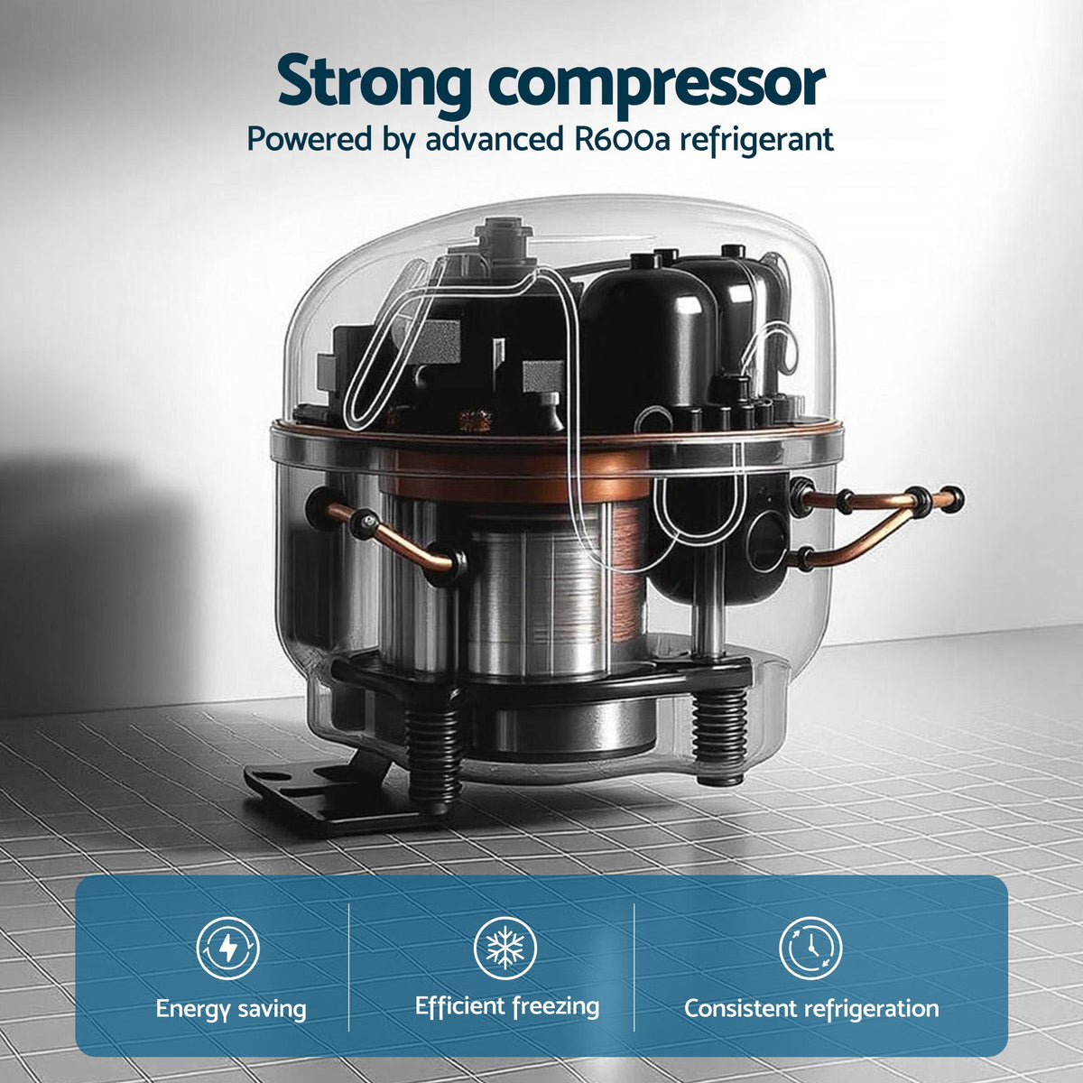 Devanti Ice Maker 11-12kg Portable Bullet Cube Machine Black
