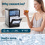 Devanti Ice Maker Crescent Ice 16pcs Countertop Machine 12KG/24H for Home