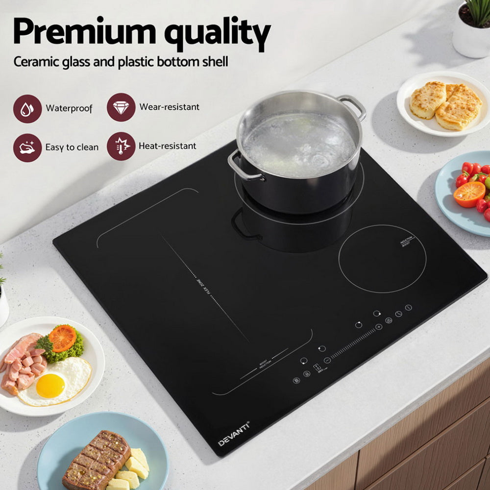 Devanti Induction Cooktop 60cm Electric Cooker