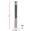 Devanti Tower Fan with Remote Control, 3 Speed 3 Mode 7.5h Timer, White