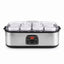 Devanti Yoghurt Maker Machine with 8x180ml Glass Cups Temp Control Black