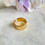 Diagonal gold ring - size 7 – Tarnish Proof Jewellery