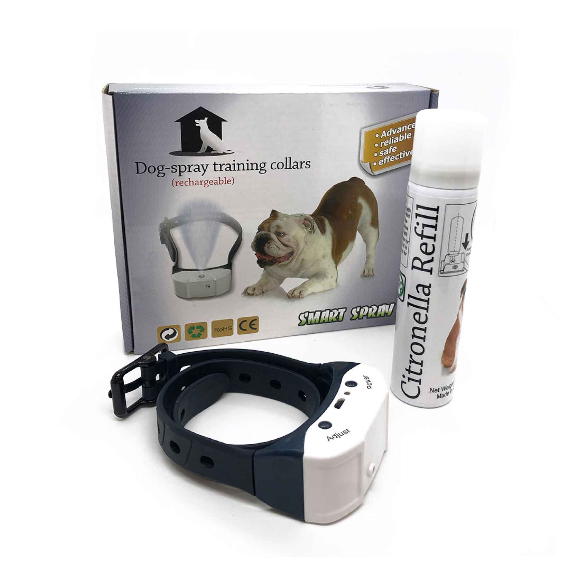 Dog Bark Collar Citronella USB Rechargeable Mist Spray Training Bulk Buy