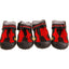 Dog Boots Shoes Puppy Pet High Performance Booties Paw Protection Black Red New
