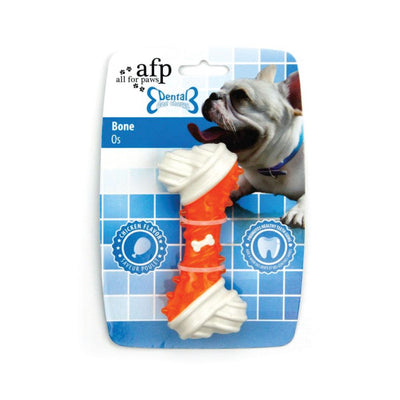 Dog Chew Bone - Orange Chicken Flavour Taste - Puppy Dental Teething Gum Toy AFP