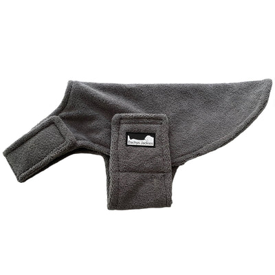 Dog Cooling Coat Jacket - Small Breed Microfibre Towel Vest - Grey