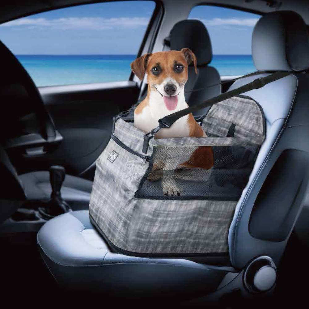 Dog Portable Car Seat - See Out Safe Air Cushion Travel Booster - All For Paws
