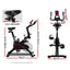 Spin Exercise Bike Flywheel Fitness Commercial Home Workout Gym Phone Holder Black