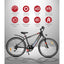 Phoenix 27 Inch Electric Bike Mountain Bicycle eBike Built-in Battery