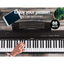 Alpha 88 Keys Electronic Piano Keyboard Digital Electric w/ Stand Stool Pedal