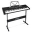 Alpha 61 Keys Electronic Piano Keyboard LED Electric w/Holder Music Stand USB Port