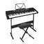 Alpha 61 Keys Electronic Piano Keyboard Digital Electric w/ Stand Stool Speaker