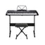 Alpha 61 Keys Electronic Piano Keyboard Digital Electric w/ Stand Stool Lighted
