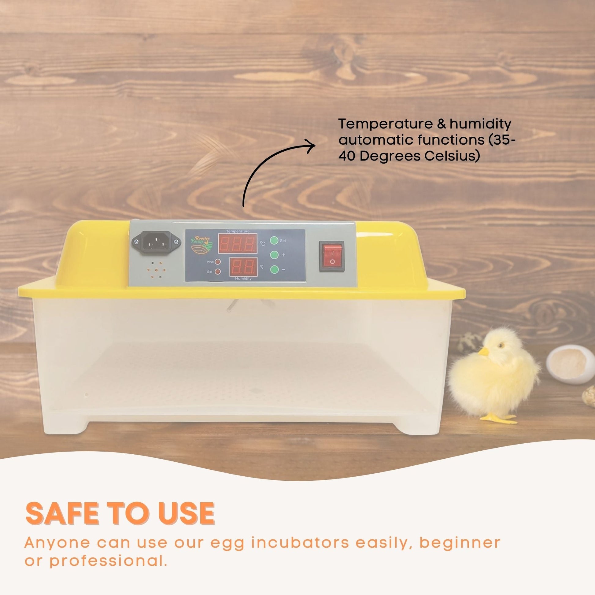 Electric 24 Egg Incubator + Accessories Hatching Eggs Chicken Quail Duck