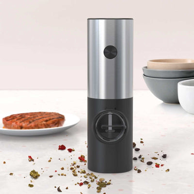 Electric Salt and Pepper Grinder - 70ml One Press Battery Operated Shaker Mill