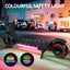 Electric Scooter 130W 16KM/H LED Light Folding Portable Riding Commuter Black