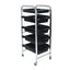 Ellie & Ruby 5 Tier Salon Trolley Hairdressing Storage Cart 4 Drawers