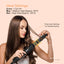Ellie & Ruby 7-in-1 Hot Air Hair Styler Dryer Brush Curler Black 1400W
