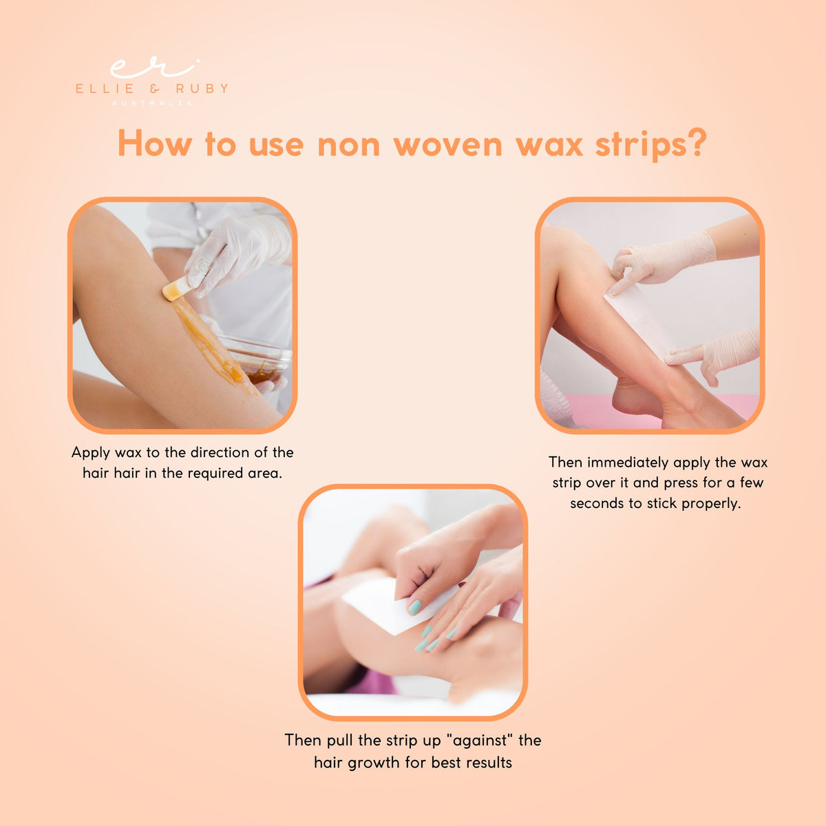 Ellie & Ruby 91m Wax Strip Roll 70gsm Non Woven Hair Removal Strips