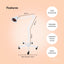 Ellie & Ruby Infrared Heat Floor Lamp 275W Mobile Dimmable Home Salon Treatment