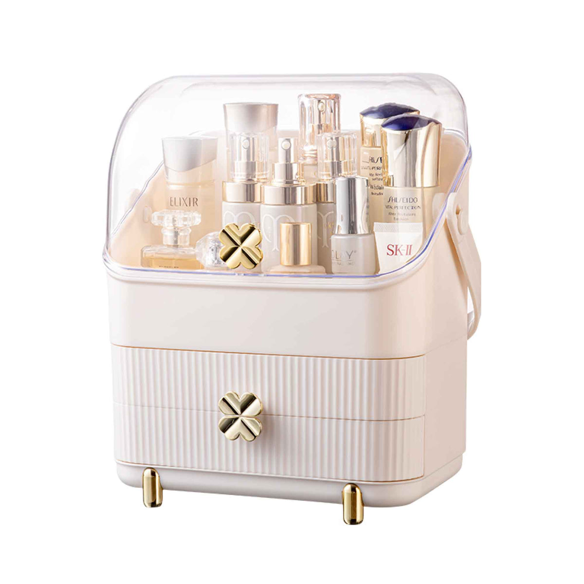 Ellie & Ruby Makeup Organiser Cosmetic Storage Case Jewellery Vanity Box