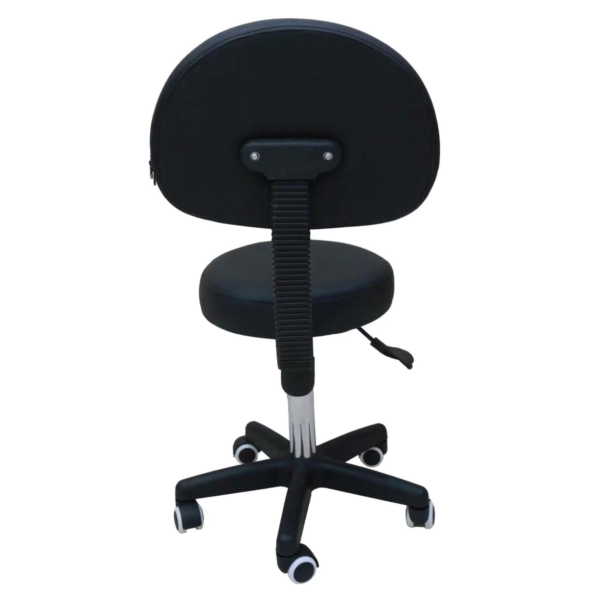 Ellie & Ruby Salon Stool Adjustable Swivel Chair Backrest Hairdressing