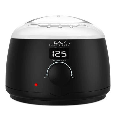 Ellie and Ruby 500ml Automatic Wax Warmer Pot - Electronic Wax Heater Black