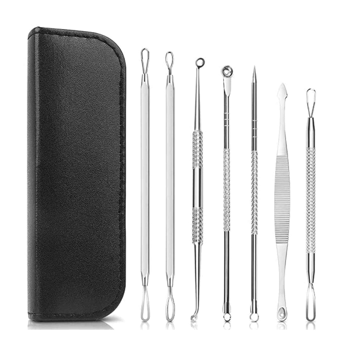 Ellie and Ruby 7pc Blackhead Remover Comedone Extractor Pimple Tool Kit