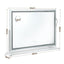Embellir 90x60cm Makeup Mirror 360 degree Rotatable Vanity Mirror 10x magnifing